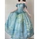 Cyans Qing Monet's Water Lilies Corset Top II Skirts and Sets(4 Colours/Full Payment Without Shipping)